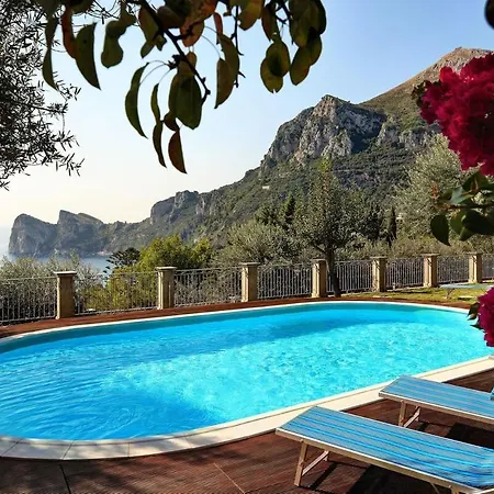 Villa Relais Mamma Mia Sea Views Pool & Terraces Massa Lubrense