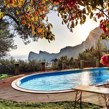 Willa Relais Mamma Mia Sea Views Pool & Terraces Massa Lubrense